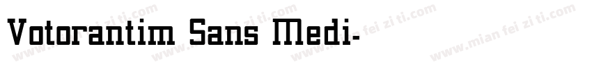 Votorantim Sans Medi字体转换